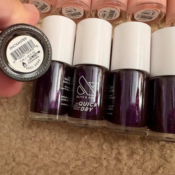 Olive and June Quick Dry Assorted Nail Polish Set - 6 with each order - Picture 4 of 13